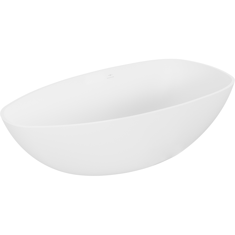 Mexen Imola freistehende Badewanne aus Konglomerat 160 x 81 cm, weiß matt - 57281608000