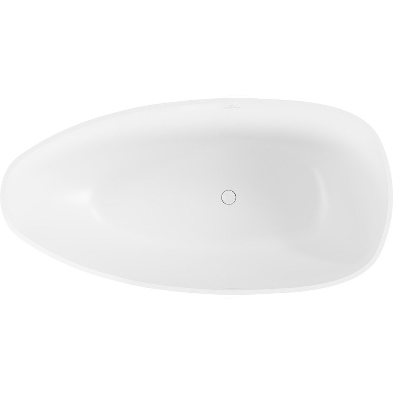 Mexen Imola samostojeća kada od konglomerata 160 x 81 cm, bijela mat - 57281608000
