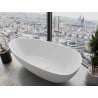 Mexen Imola freistehende Badewanne aus Konglomerat 160 x 81 cm, weiß matt - 57281608000