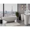 Mexen Imola freistehende Badewanne aus Konglomerat 160 x 81 cm, weiß matt - 57281608000