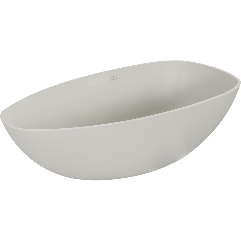 Mexen Imola ελεύθερη μπανιέρα από κομψολίτη 160 x 81 cm, ματ σκυρόδεμα - 57281608061