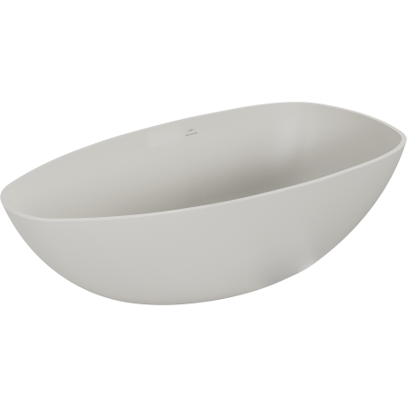 Mexen Imola freistehende Badewanne aus Konglomerat 160 x 81 cm, Beton matt - 57281608061
