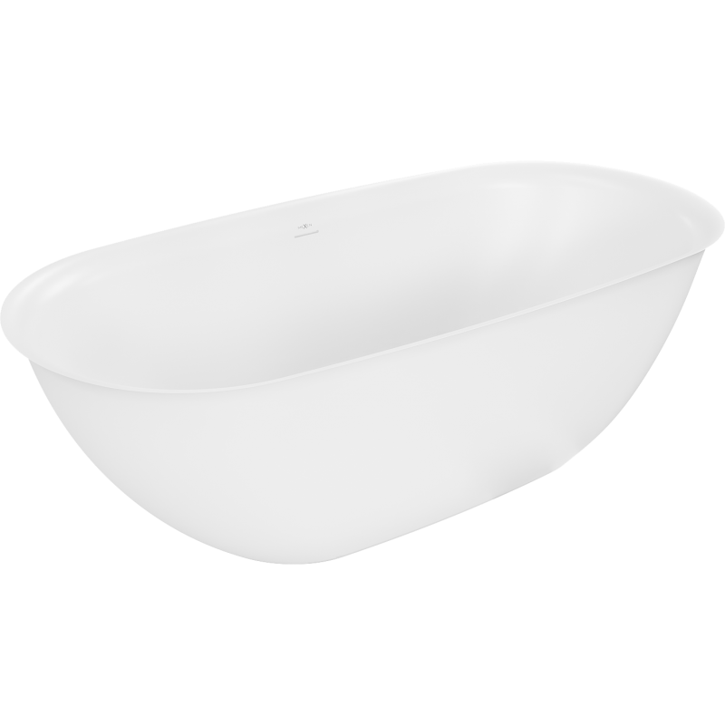 Mexen Siena ελεύθερη μπανιέρα από κογκλόμερα 170 x 80 cm, λευκό ματ - 57291708000