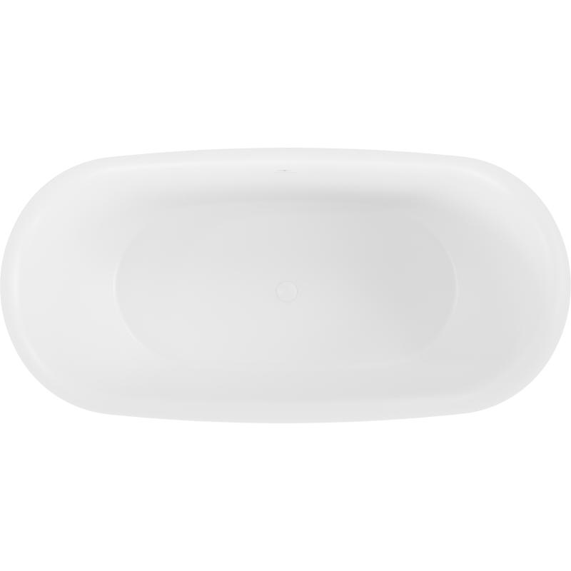 Mexen Siena ελεύθερη μπανιέρα από κογκλόμερα 170 x 80 cm, λευκό ματ - 57291708000