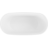 Mexen Siena freistehende Badewanne aus Konglomerat 170 x 80 cm, weiß matt - 57291708000