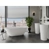 Mexen Siena freistehende Badewanne aus Konglomerat 170 x 80 cm, weiß matt - 57291708000