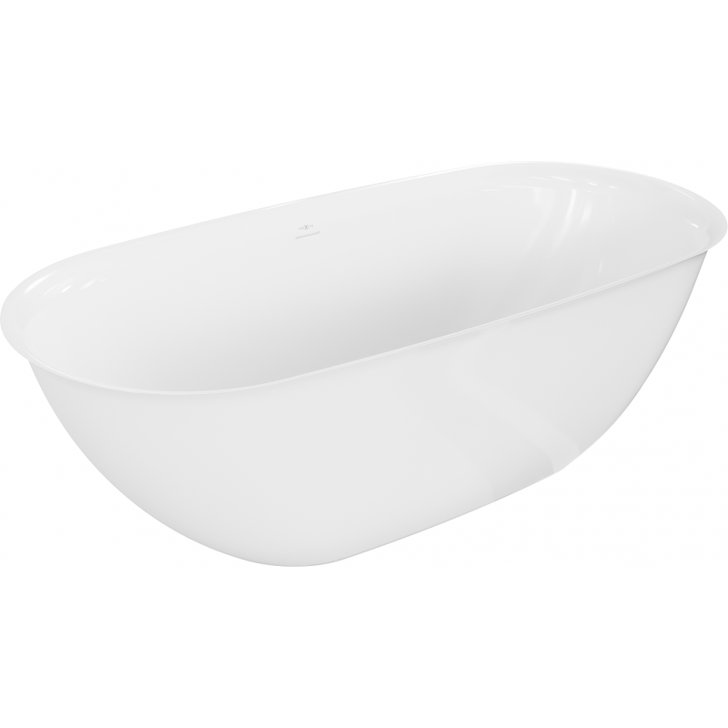 Mexen Siena banheira independente de conglomerado 170 x 80 cm, branco brilhante - 57291708010