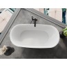 Mexen Siena eraldiseisev vann konglomeraadist 170 x 80 cm, valge läikiv - 57291708010