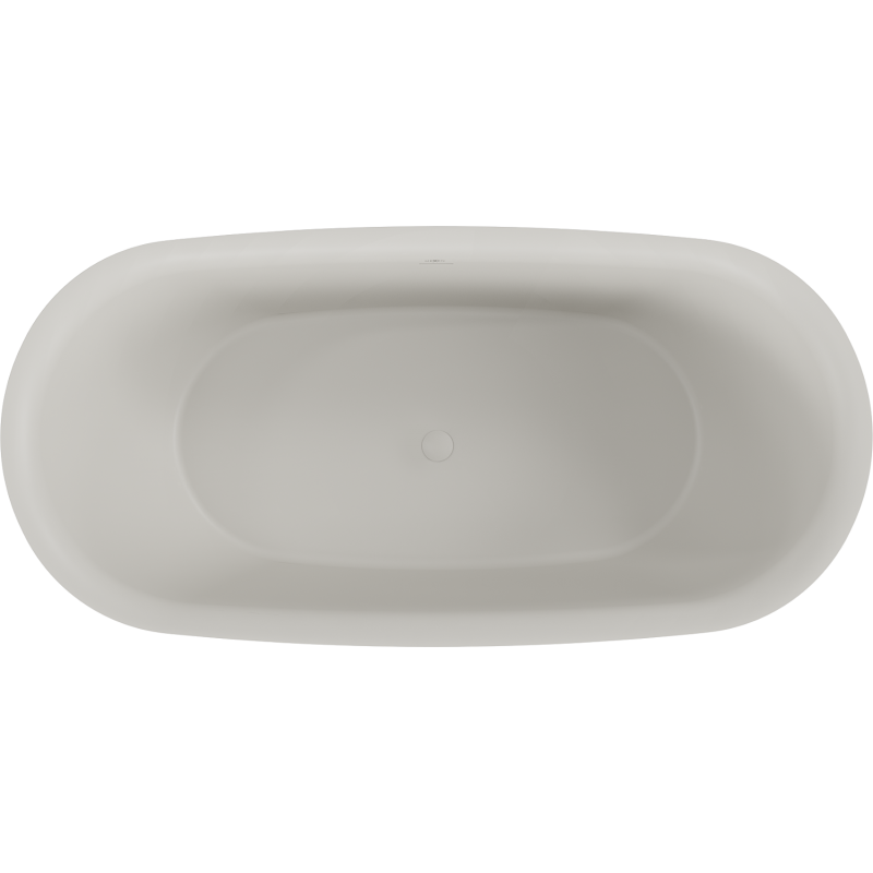 Mexen Siena vasca da bagno indipendente in conglomerato 170 x 80 cm, cemento opaco - 57291708061