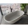 Mexen Siena freistehende Badewanne aus Konglomerat 170 x 80 cm, Beton matt - 57291708061