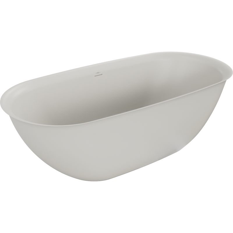 Mexen Siena banheira independente de conglomerado 170 x 80 cm, betão mate - 57291708061