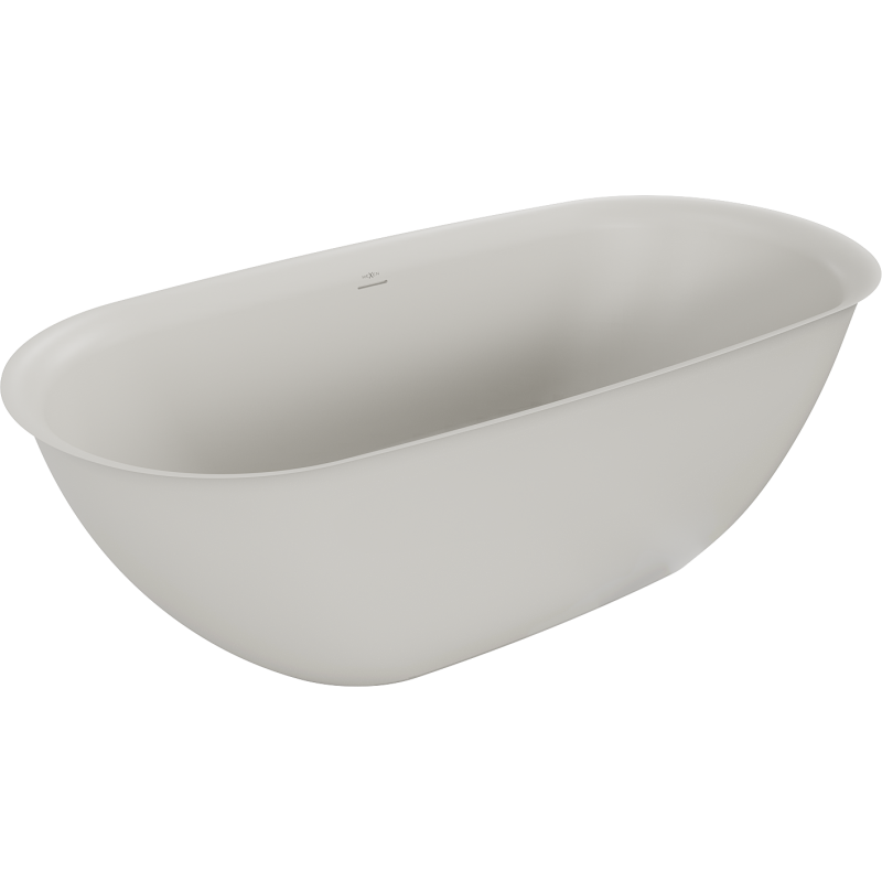 Mexen Siena freistehende Wanne aus Konglomerat 170 x 80 cm, Beton matt - 57291708061