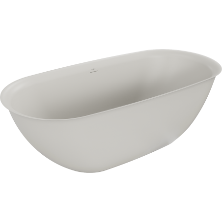 Mexen Siena freestanding bathtub made of conglomerate 170 x 80 cm, matte concrete - 57291708061