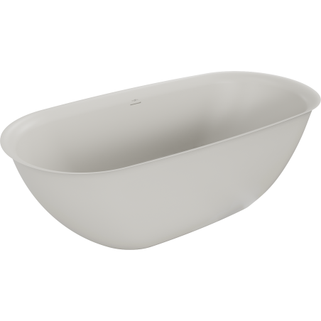 Mexen Siena freistehende Wanne aus Konglomerat 170 x 80 cm, Beton matt - 57291708061