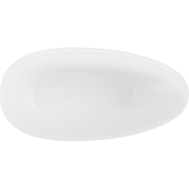 Mexen Milano wanna wolnostojąca z konglomeratu 150 x 82 cm, biała mat - 57301508500