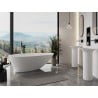 Mexen Milano freestanding bath made of conglomerate 150 x 82 cm, white matt - 57301508500