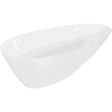 Mexen Milano wanna wolnostojąca z konglomeratu 150 x 82 cm, biała połysk - 57301508510