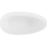 Mexen Milano freistehende Badewanne aus Konglomerat 150 x 82 cm, weiß glänzend - 57301508510