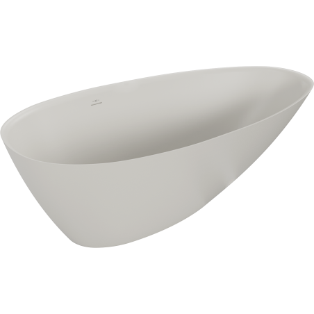 Mexen Milano freestanding bath made of conglomerate 150 x 82 cm, matte concrete - 57301508561