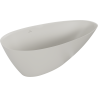 Mexen Milano vasca da bagno freestanding in conglomerato 150 x 82 cm, cemento opaco - 57301508561