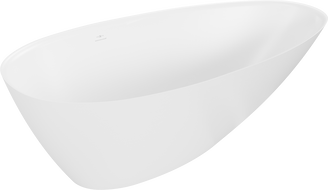 Mexen Milano freistehende Badewanne aus Konglomerat 170 x 86 cm, weiß matt - 57301708500