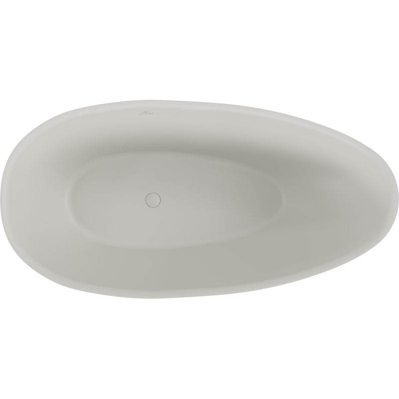 Mexen Milano banheira independente de aglomerado 170 x 86 cm, betão mate - 57301708561