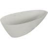 Mexen Milano freestanding bath made of conglomerate 170 x 86 cm, matte concrete - 57301708561
