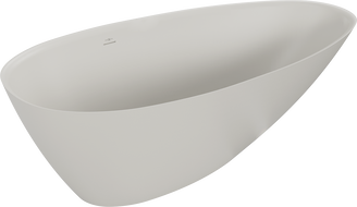 Mexen Milano freistehende Badewanne aus Konglomerat 170 x 86 cm, Beton matt - 57301708561