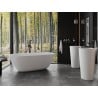 Mexen Como wanna wolnostojąca z konglomeratu 150 x 82 cm, biała mat - 57311508200