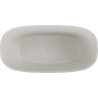 Mexen Como freistehende Badewanne aus Konglomerat 150 x 82 cm, Beton matt - 57311508261
