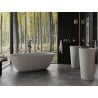 Mexen Como freistehende Badewanne aus Konglomerat 150 x 82 cm, Beton matt - 57311508261