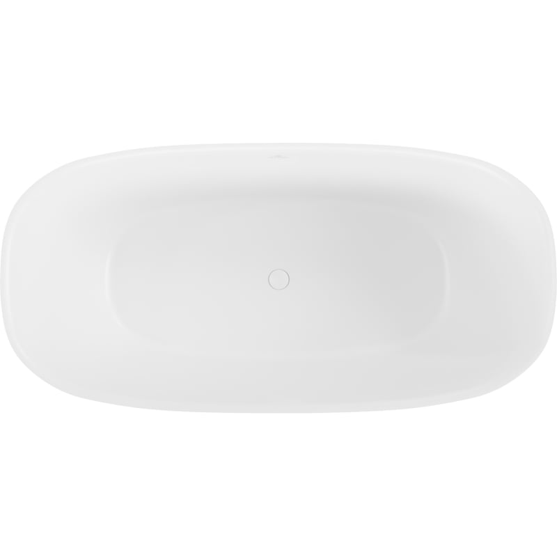 Mexen Como wanna wolnostojąca z konglomeratu 170 x 82 cm, biała mat - 57311708200