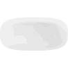 Mexen Como baignoire autoportante en conglomérat 170 x 82 cm, blanc mat - 57311708200