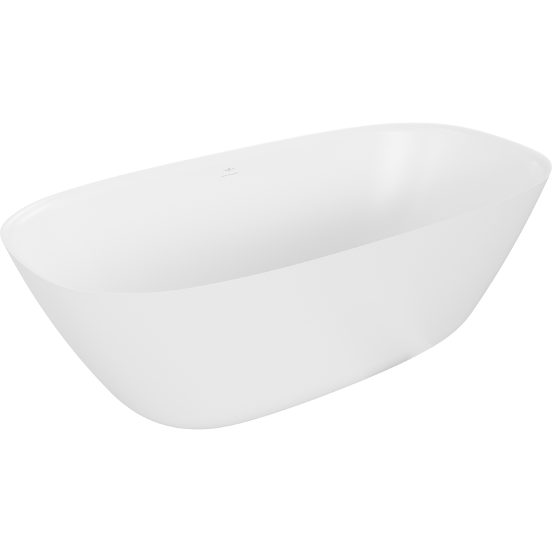 Mexen Como freistehende Wanne aus Konglomerat 170 x 82 cm, weiße Matt - 57311708200