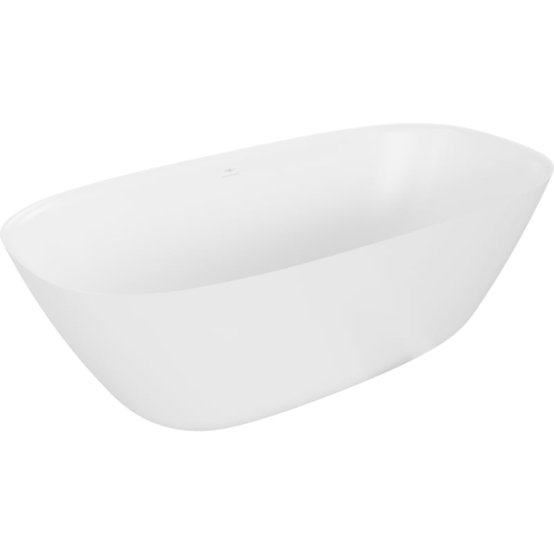 Mexen Como wanna wolnostojąca z konglomeratu 170 x 82 cm, biała mat - 57311708200