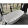 Mexen Como wanna wolnostojąca z konglomeratu 170 x 82 cm, biała mat - 57311708200