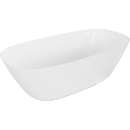 Mexen Como samostojeća kada od konglomerata 170 x 82 cm, bijeli sjaj - 57311708210