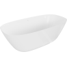 Mexen Como freistehende Badewanne aus Konglomerat 170 x 82 cm, weiß glänzend - 57311708210