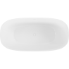 Mexen Como freistehende Badewanne aus Konglomerat 170 x 82 cm, weiß glänzend - 57311708210