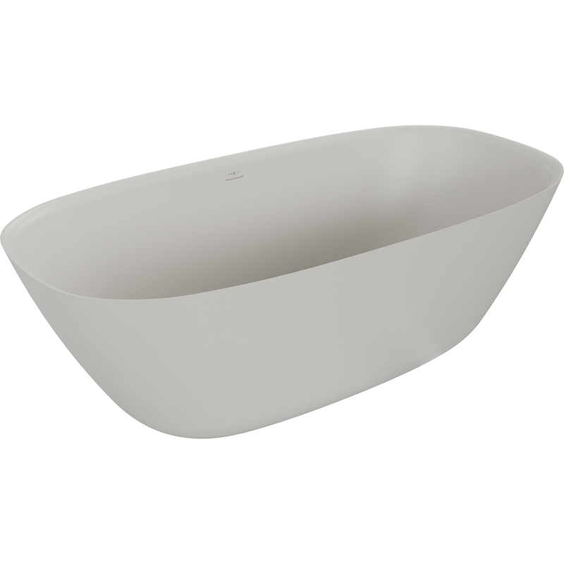 Mexen Como ελεύθερη μπανιέρα από σύνθετο υλικό 170 x 82 cm, ματ τσιμέντο - 57311708261