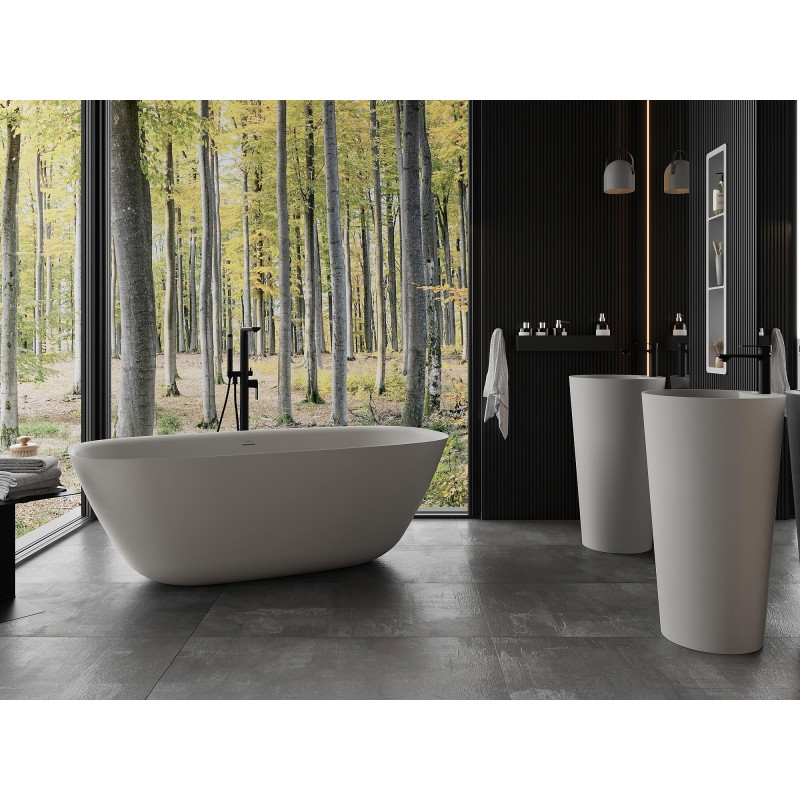 Mexen Como vabaltseisev vann konglomeraadist 170 x 82 cm, betoon matt - 57311708261