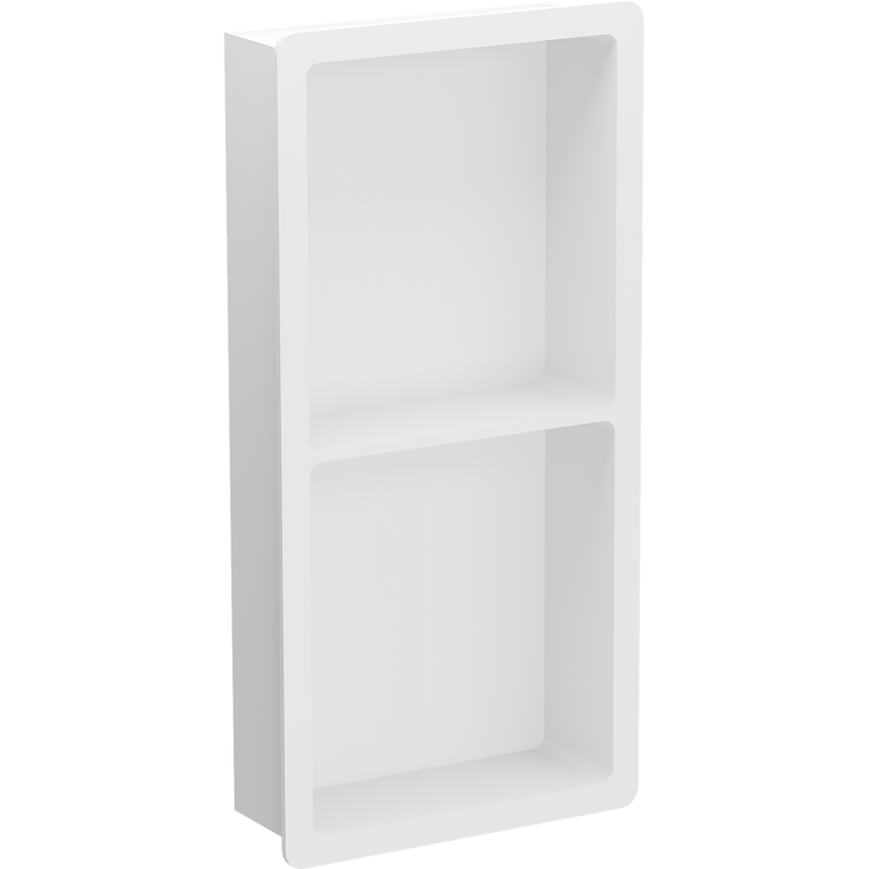 Mexen X-Wall-K nisplank van conglomeraten 62,2 x 30,7 cm, wit - 1900623010