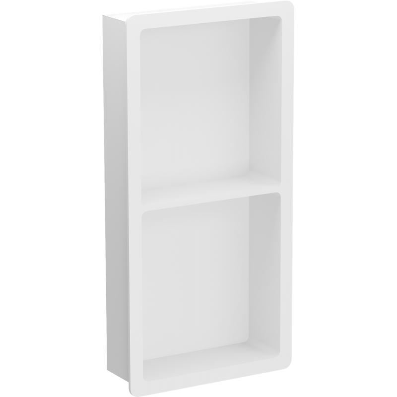 Mexen X-Wall-K prateleira embutida de conglomerado 62,2 x 30,7 cm, branca - 1900623010