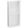Mexen X-Wall-K nisplank van conglomeraten 62,2 x 30,7 cm, wit - 1900623010