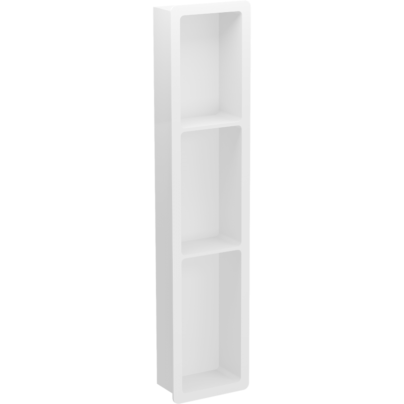 Mexen X-Wall-K iestrādāta plaukts no konglomerāta 93,2 x 20,7 cm, balts - 1900932010