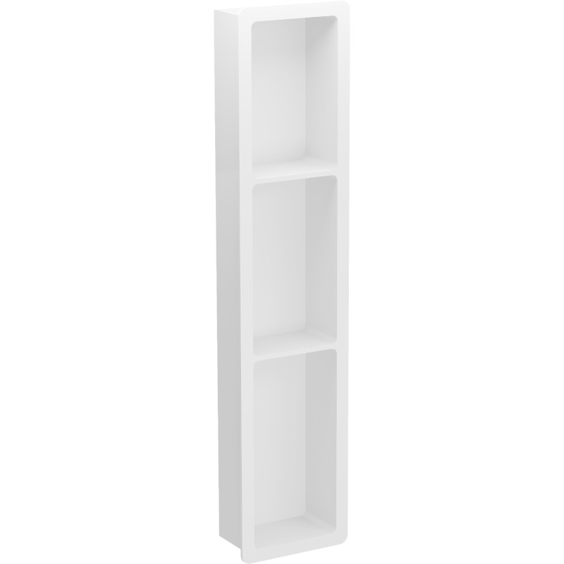 Mexen X-Wall-K konzolna polica od umjetnog kamena 93,2 x 20,7 cm, bijela - 1900932010