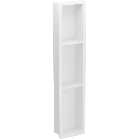 Mexen X-Wall-K Nischenregal aus Konglomerat 93,2 x 20,7 cm, weiß - 1900932010