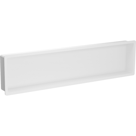 Mexen X-Wall-K Nischenregal aus Konglomerat 122,7 x 30,7 cm, weiß - 1900123010