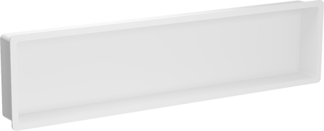 Mexen X-Wall-K półka wnękowa z konglomeratu 122,7 x 30,7 cm, biała - 1900123010