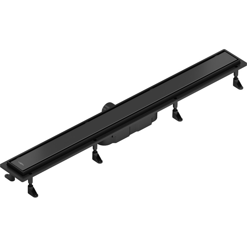 Mexen Flat Abs Flat ABS caniveau de douche 2 en 1 60 cm, noir - 1769060